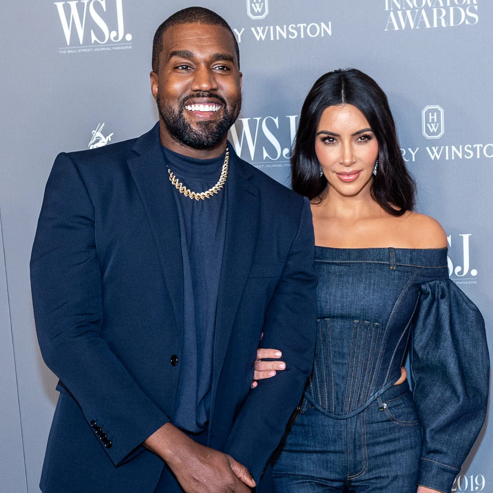 Kim Kardashian and her ex-husband, Kanye West