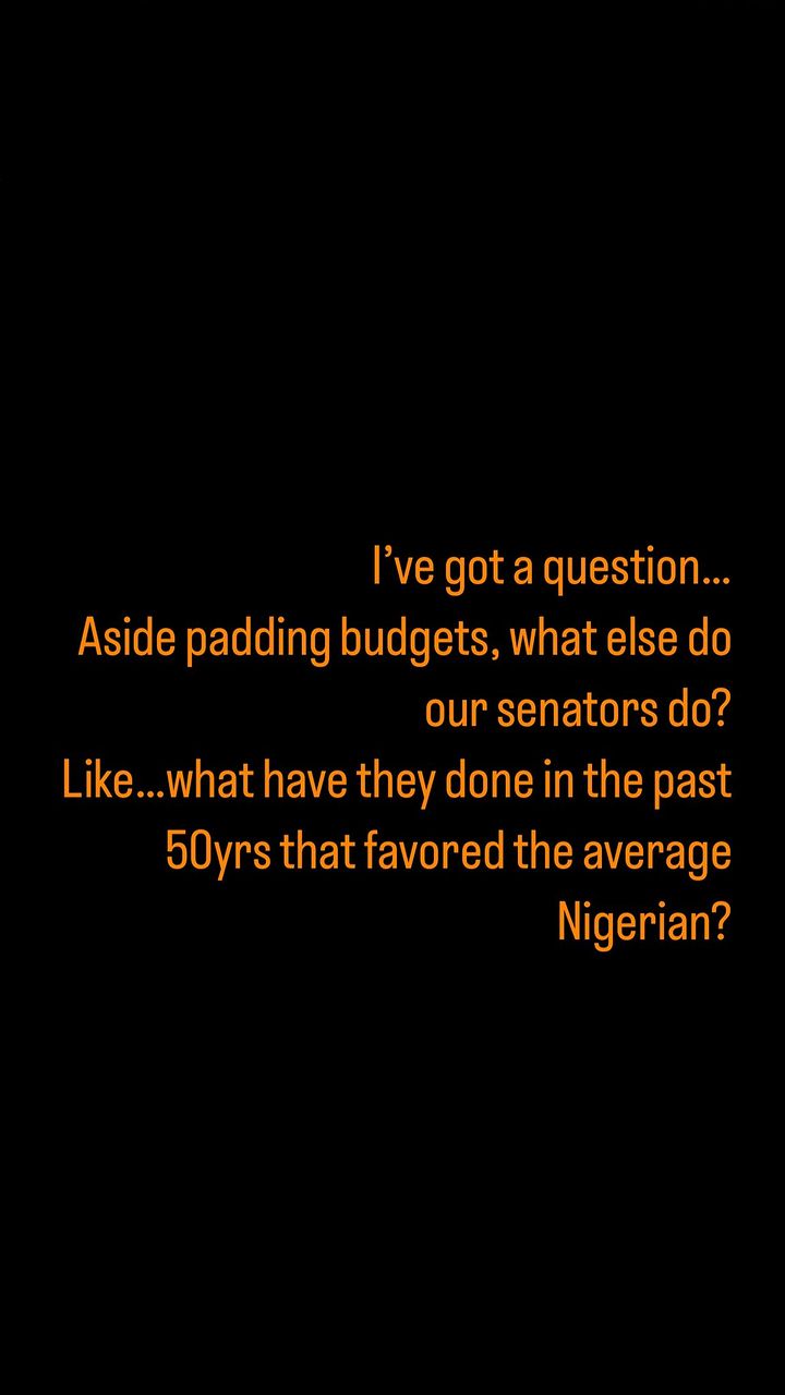 Basketmouth queries the responsibilities of Nigerian senators
