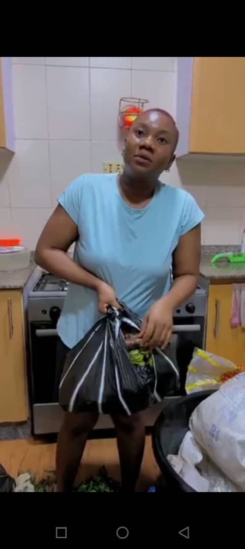 Man expresses contrasting feelings as he shares food items purchased by wife for N25k